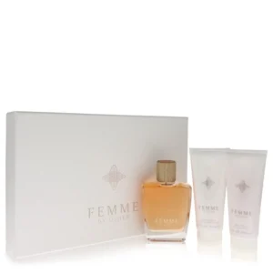 Usher Femme Gift Set - 3.4 oz Eau De Parfum Spray + 3.4 oz Body Lotion + 3.4 oz Shower Gel