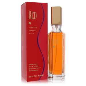 Red by Giorgio Beverly Hills Eau De Toilette Spray for Women 90 ml