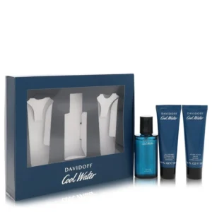Cool Water Gift Set - 1.4 oz Eau De Toilette Spray +1.7 oz After Shave Balm+ 1.7 oz Shower Gel