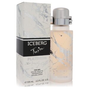 Iceberg Twice Platinum by Iceberg Eau De Toilette Spray for Women 125 ml