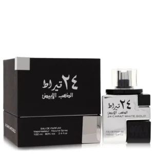 Lattafa 24 Carat White Gold Eau De Parfum Spray (Unisex)