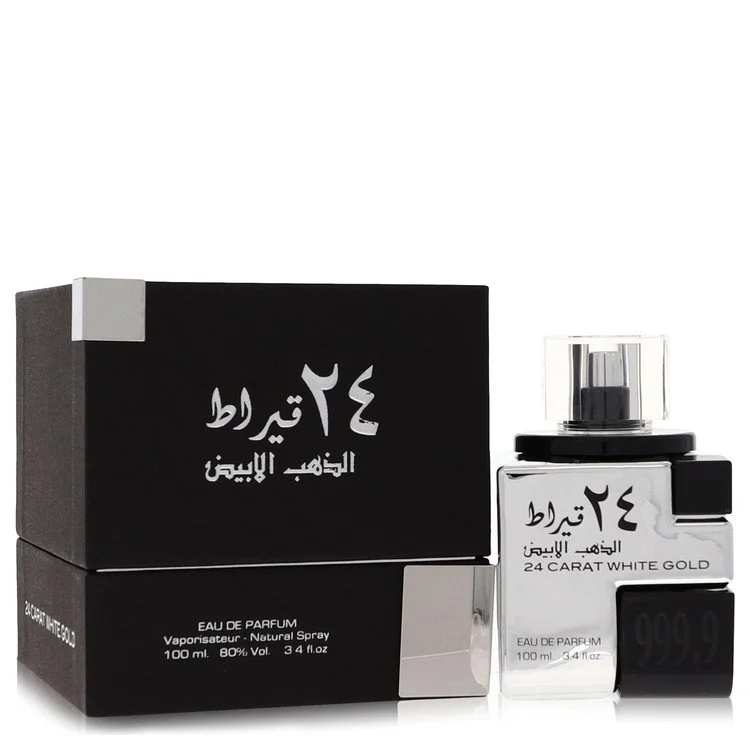 Lattafa 24 Carat White Gold Eau De Parfum Spray (Unisex)