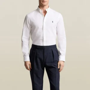 חולצה מכופתרת פולו ראלף לורן Slim Fit Stretch Poplin גברים