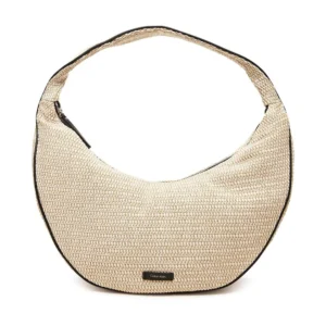 תיק קלווין קליין Large Raffia Hobo נשים