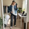 ג'ינס קלווין קליין 90S Straight Cargo Pockets נשים