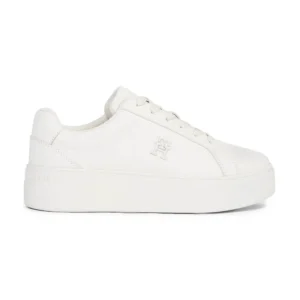 נעלי פלטפורמה עור טומי הילפיגר Nubuck Leather Platform Court נשים