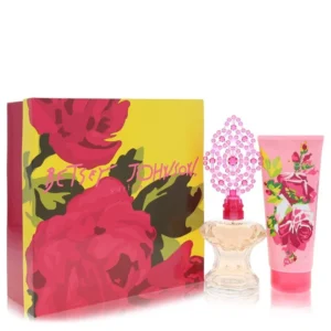 Betsey Johnson Gift Set - 3.4 oz Eau De Parfum Spray + 6.7 oz Body Lotion