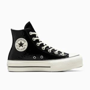 נעלי אולסטאר Chuck Taylor Lift Platform Crinkled Leather נשים