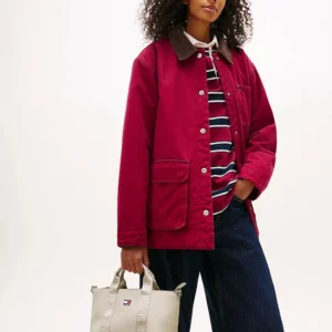 תיק טומי הילפיגר Essential Repeat Logo Crossbody Tote נשים