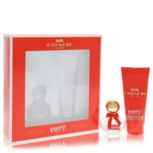 Coach Poppy Gift Set - 1 oz Eau De Parfum Spray + 3.3 oz Body Lotion