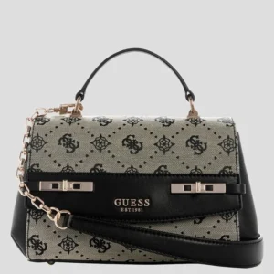 תיק Guess Melinda Logo Top Handle Flap נשים