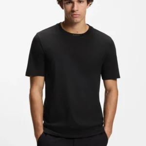 חולצת טישירט קצרה הוגו בוס Logo Crew Neck גברים