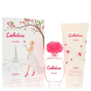 Cabotine Rose Gift Set - 3.4 oz Eau De Toilette Spray + 6.7 oz Body Lotion