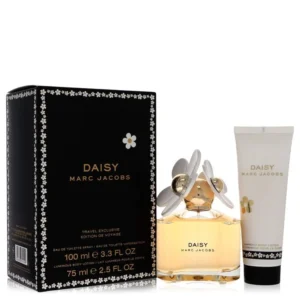 Daisy Gift Set - 3.4 oz Eau De Toilette Spray + 2.5 oz Body Lotion