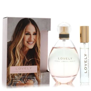 Lovely Eau De Parfum Spray + 1/2 oz Travel EDP Spray