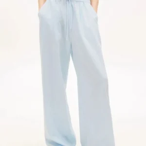 מכנס ארוך טומי הילפיגר Loose Linen Blend Drawstring Trousers נשים