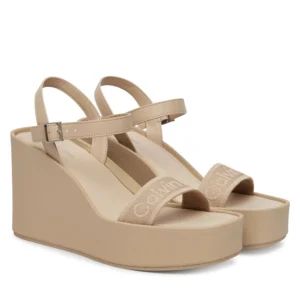 סנדלי קלווין קליין Melia - Logo Platform Wedge נשים