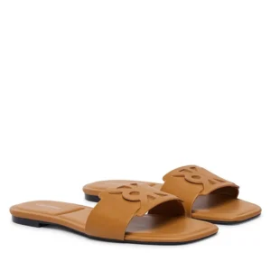 כפכפי קלווין קליין Provence - Leather Square Toe Flat נשים