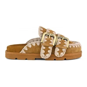 כפכפי Mou Low Bio Sabot Two-Buckles נשים