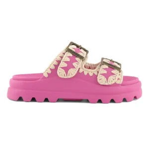 כפכפי Mou Eva One-Piece Slide Two-Buckle נשים