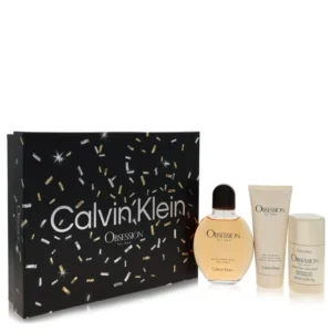 Obsession Gift Set - 4.2 oz Eau De Toilette Spray + 3.4 oz After Shave Balm + 2.6 oz Deodorant Stick
