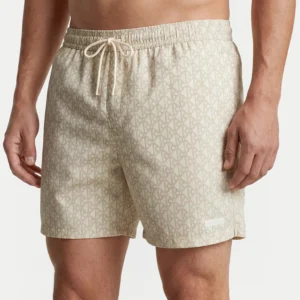 מכנס בגד ים קלווין קליין Medium Drawstring Covered Waistb גברים