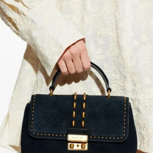 תיק מייקל קורס Medium Tribeca Studded Top-Handle Satchel נשים