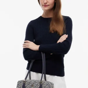 תיק טומי הילפיגר Textile Jacquard Rectangular Shoulder נשים