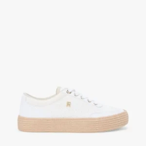 נעלי טומי הילפיגר Monogram Canvas Rope Platform Trainers נשים