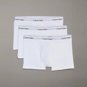 מארז שלישיית בוקסרים קלווין קליין 3 Pack Trunks - Icon Cotton Stretch גברים