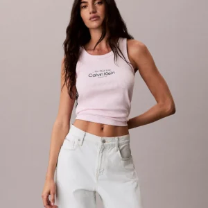 גופיה קלווין קליין Slim Ribbed Cotton נשים
