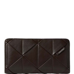 ארנק קלווין קליין Woven Passport Longfold נשים