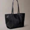 תיק קלווין קליין Woven Medium Carryall נשים