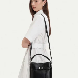 תיק קלווין קליין Buckle Mini Bucket Crossbody נשים
