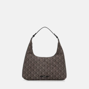 תיק קלווין קליין Emblem Jacquard Shoulder Bag נשים