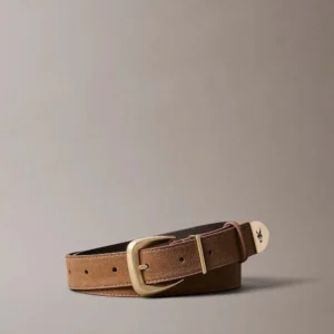 חגורה קלווין קליין HW End Tip Buckle Suede 30mm Belt נשים
