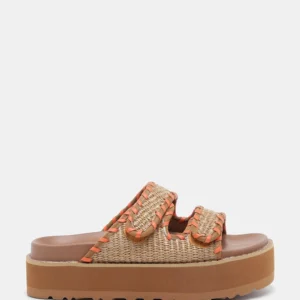 כפכפי דיסקו רוסו Raffia Rocky נשים