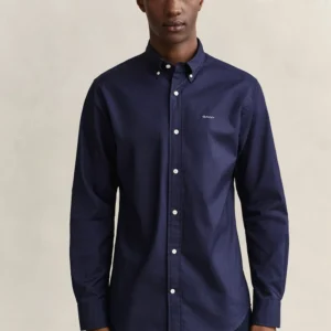 חולצה מכופתרת גאנט Slim Fit Pinpoint Oxford גברים
