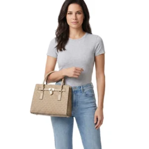 תיק מייקל קורס Hamilton Moderne Small Textured Satchel נשים