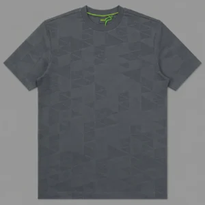 חולצת טישירט קצרה הוגו בוס 3D-Jacquard Pattern גברים