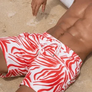 מכנס בגד ים Cupshe Abstract Board Shorts גברים