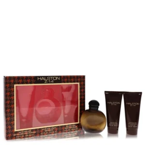 Halston Z-14 Gift Set - 4.2 oz Cologne Spray + 3.4 oz After Shave Balm + 3.4 oz Hair & Body Wash
