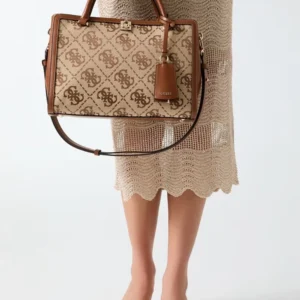 תיק Guess Audrey Logo Girlfriend Satchel נשים