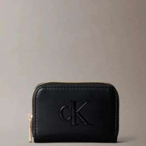 ארנק קלווין קליין Embossed Monogram Zip נשים LV04F1154G-UB1