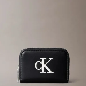 ארנק קלווין קליין Embossed Monogram Zip נשים LV04F1154G