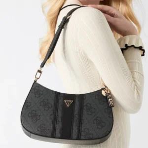תיק Guess Noelle Ii Top Zip Shoulder Bag נשים