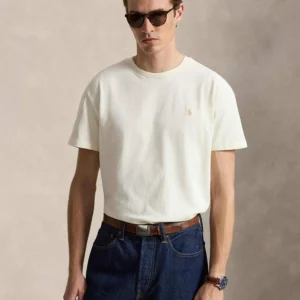 חולצת טישירט קצרה פולו ראלף לורן Pony-Embroidered Jersey גברים