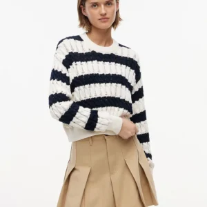 סווטשירט טומי הילפיגר Loose Cable Knit Jumper נשים