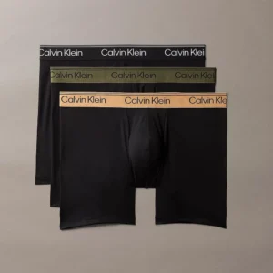 תחתוני קלווין קליין 3 Pack Boxer Briefs - Microfibre Stretch גברים