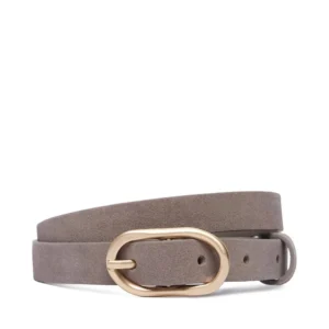 חגורה קלווין קליין Organic Buckle Suede Belt 20Mm נשים